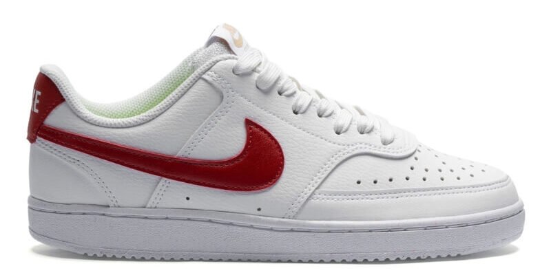 Tênis Nike Court Vision Lo-Branco-e-Vermelho